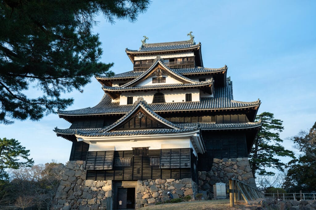 島根県松江市のシンボル、国宝松江城天守